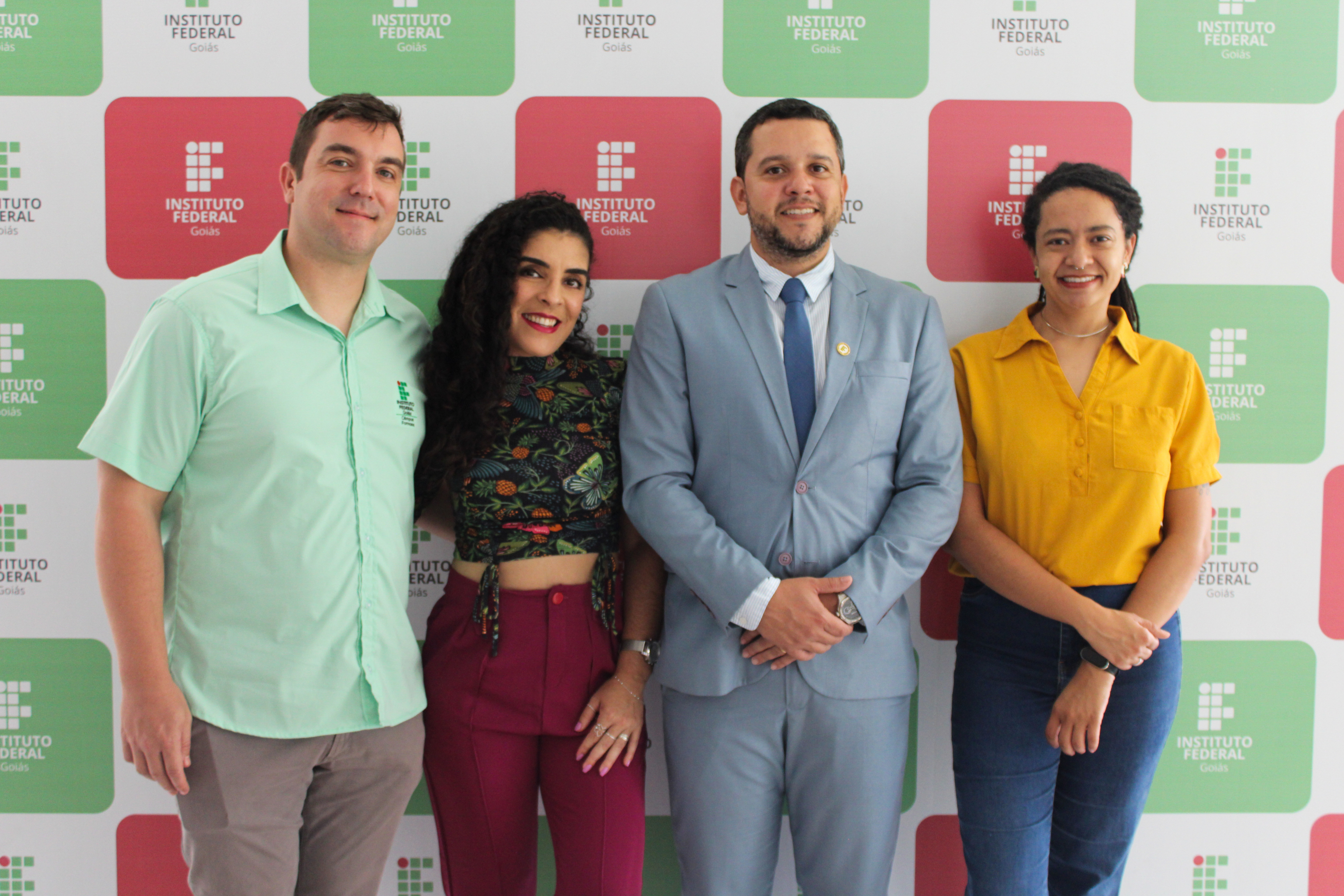 Gepex, Gerência de Administração e Chefia do DAA prestigiando a posse do professor Bruno